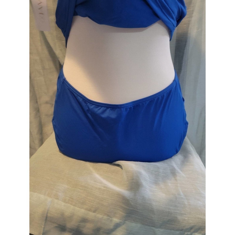 NWT 2 piece Swim suit Tankini size large, blue - Picture 3 of 5